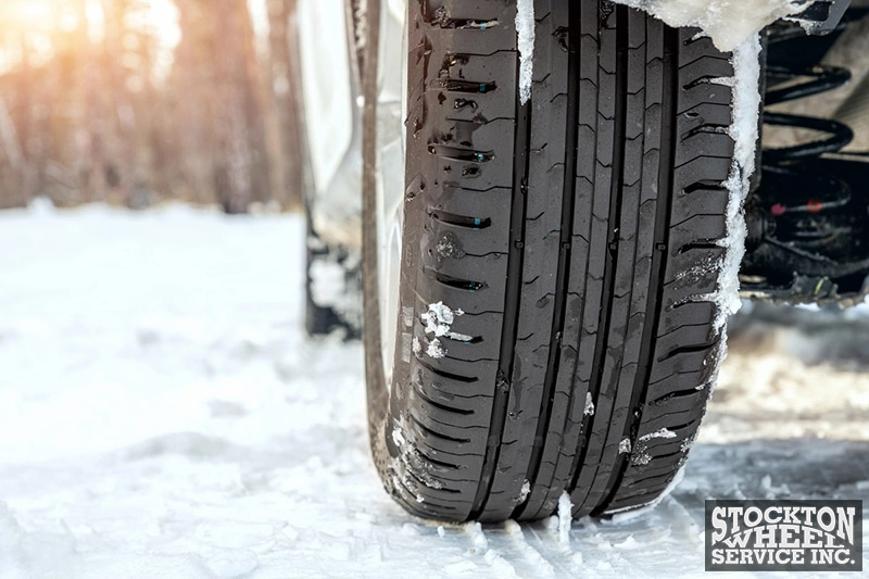 M+S tires in snow