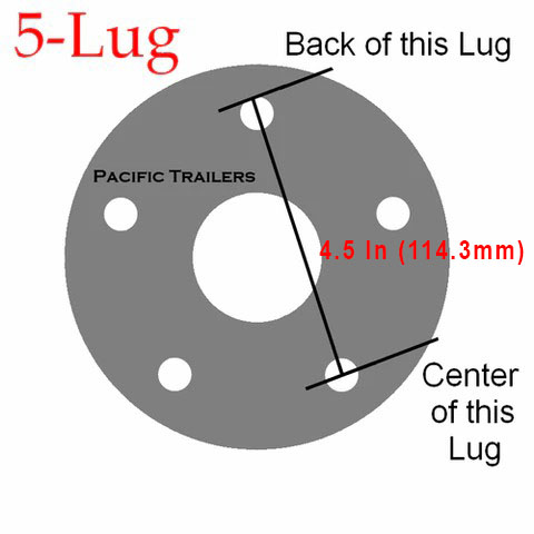 5x4.5 lug bolt pattern