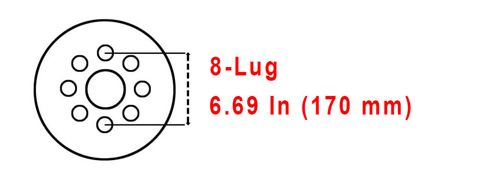 15+ 2012 F250 Lug Pattern