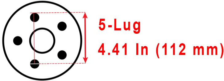 5x112mm lug pattern