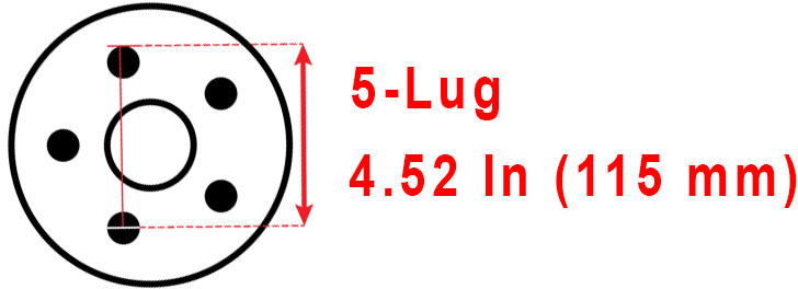 5x115mm bolt pattern